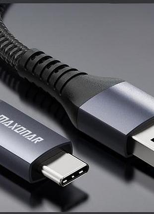 Зарядний кабель maxonar usb - type-c 2м