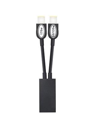 Оригінальний y-кабель dock для lenovo thinkpad thunderbolt 3 workstation dock/thunderbolt 3 dock gen 2/thunderbolt 3 workstation