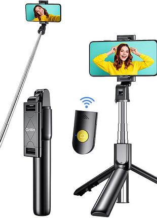 Штатив 4 в 1 bluetooth для селфі gritin