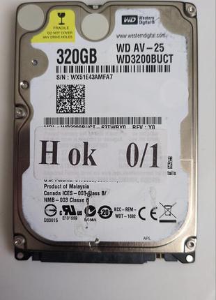 Донор hdd wd3200buct 63twby0 h01 2060-771820-000 rev a