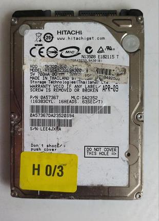 Донор hdd hitachi hts543232l9a300 h0123 220 oa90002 01 fb2 400
