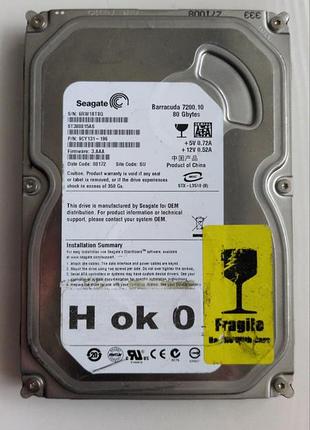 Донор hdd seagate st380815as h0 100428473 rev c