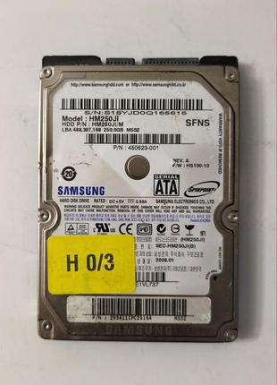 Донор hdd samsung hm250ji h0123 bf41- 00157a m5s2