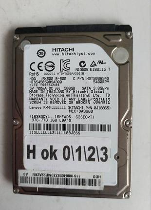 Донор hdd hitachi hts545050b9a300 h0123 220 oa90161 01 pbn 406