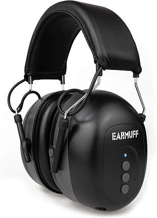 Навушники тактичні протишумні earmuff 78228ear-muff bluetooth, шумопоглинання 31дб