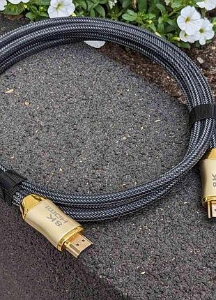 Кабель hdmi - hdmi 8k 2м 2