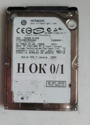 Донор hdd hitachi hts545025b9sa02 h01 22 oa90161 01 pbl 200