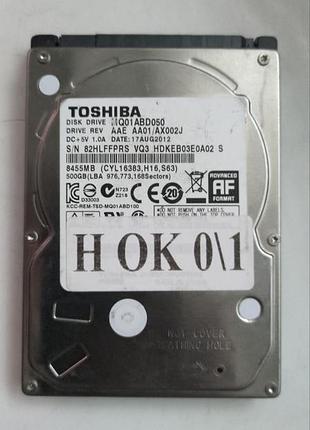 Донор hdd toshiba mq01abd050 h01 g003138a