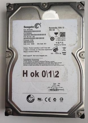 Донор hdd seagate st3750528as h012 100535537 rev a
