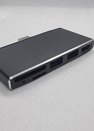 Концентратор usb c 6 в 1 (товар вживаний)