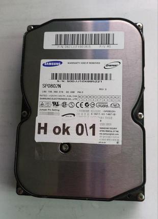Донор hdd samsung sp0802n h01 bf41-00088a p/v ms