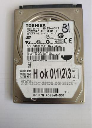 Донор hdd toshiba mk2546gsx h0123 g002217a