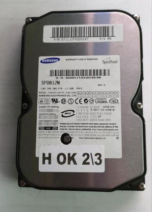 Донор hdd samsung sp0812n h23 bf41-00067b p/v ms