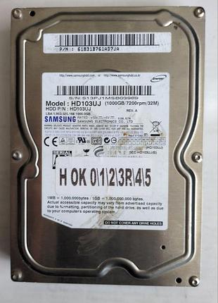 Донор hdd samsung hd103uj h012345 bf41-00206b