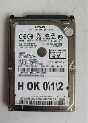 Донор hdd hitachi hts547550a9e384 h012 220 oa90269 01 j21 000