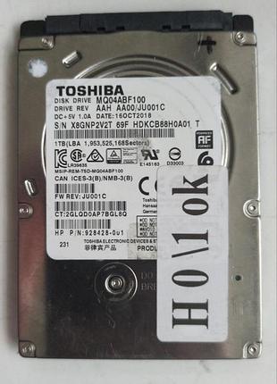 Донор hdd toshiba mq04abf100 h01 g0064a