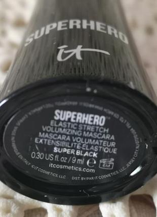 Супер-туш it cosmetics superhero mascara, 9 мл7 фото