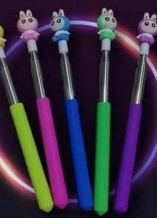 Вказівка пікмі labubu лабубу розкладна телескопічна 21,5-68см жовта top shop ua_
