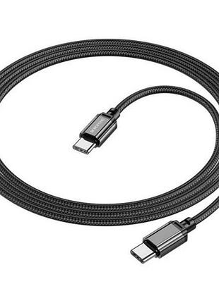 Кабель зарядний borofone bx87 60w для type-c to type-c black top shop ua_