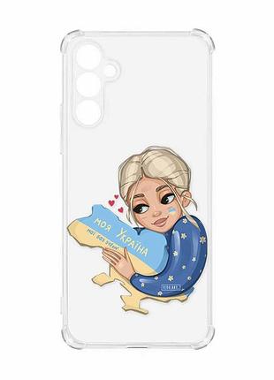 Чехол с утолщенными углами на samsung galaxy a55 (a556) :: моя украина (принт 24)