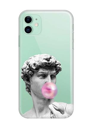 Прозорий чохол на apple iphone 11 (6,1) :: скульптура (принт 352)