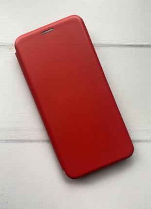 Чехол-книжка на xiaomi redmi 10 красный