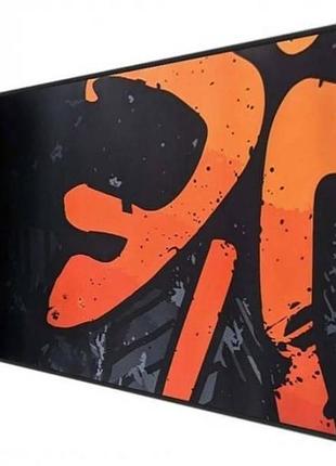 Коврик для компьютерной мыши 70*30см fnatic черный с принтом top shop ua_