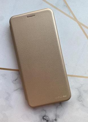 Чехол-книжка на samsung galaxy a02 / a022 (2021) золотой