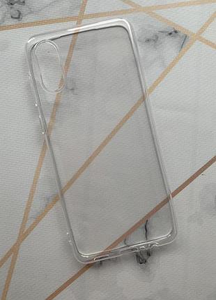 Силіконовий прозорий чохол для samsung galaxy a02 / a022 (2021)