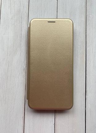 Чехол-книжка на samsung galaxy a24 золотой