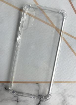 Силіконовий чохол з потовщеними кутами для samsung galaxy a02 / a022 (2021)