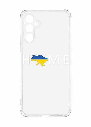 Чехол с утолщенными углами на samsung galaxy a55 (a556) :: дом украина (принт 73)