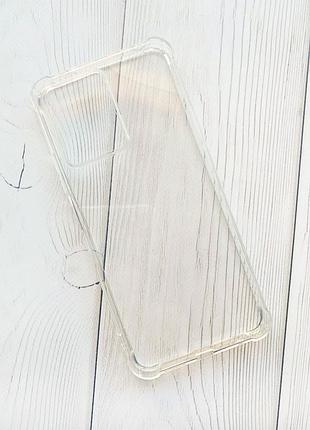 Прозрачный силиконовый чехол с утолщенными углами на xiaomi redmi note 12 4g