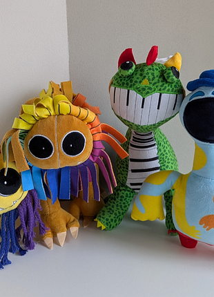 М'яка іграшка pianosaurus poppy playtime 4 піанозавр 30 см 5