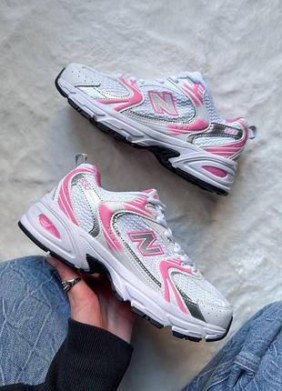 Кроссовки new balance 530 white/pink