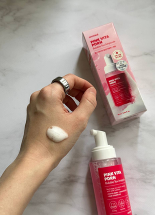Omitted pink vita pdrn bubble-tox ampoule - пузырьковая сыворотка с пдрн и церамидами 90 мл