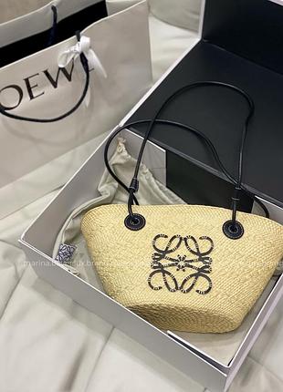 Сумка в стилі loewe basket 3