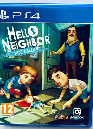 Hello neighbor hide & seek, б/в, російські субтитри - диск для playstation 4