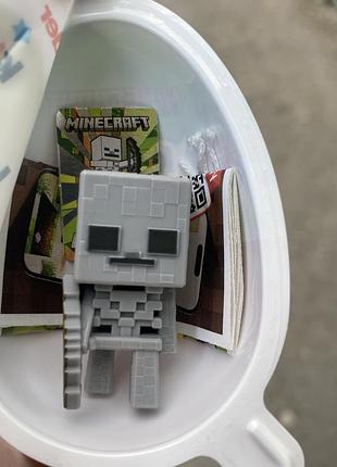 Колекційна фігурка kinder joy minecraft майнкрафт - скелетон