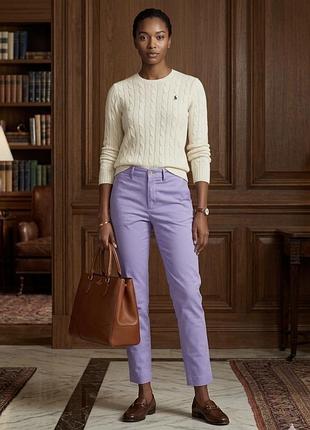 Штани slouchy  в лавандовому відтінку від polo ralph lauren