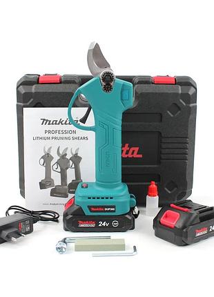 Акумуляторний секатор makita dup365 (24v, 5ah), акб секатор макіта