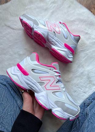 Кроссовки new balance 9060 beige/pink