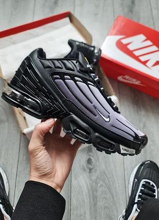 Мужские кроссовки nike air max plus tn 3 black/grey