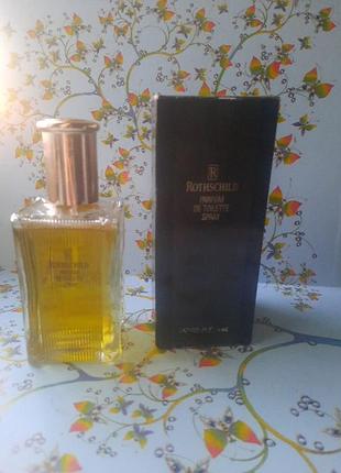 Винтажный очень редкий парфюм rothschild pour femme pdt 100 ml