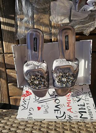 Dolce&gabbana шлепки