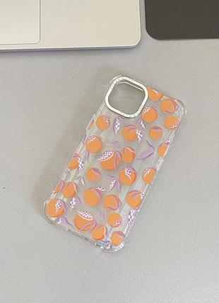 Ударопрочный чехол skinnydip clementine на айфон iphone 13 14 бампер накладка корпус футляр 4