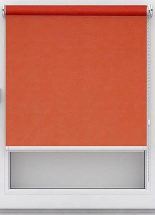 Ролета besta льон т, відкрита 160 х 220 см, теракот (2095)