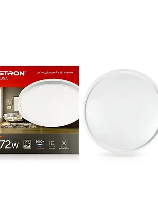 Світлодіодний стельовий світильник luna 1-esp-1994 72w 5000k white