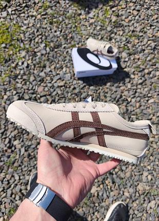 Кросівки asics onitsuka tiger mexico 66 vintage beige / кросівки асікс / бежеві кеди