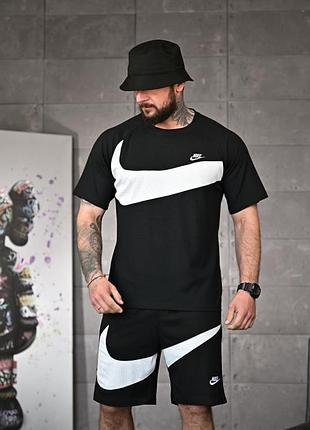 Летний комплект black/ white nke вт4679